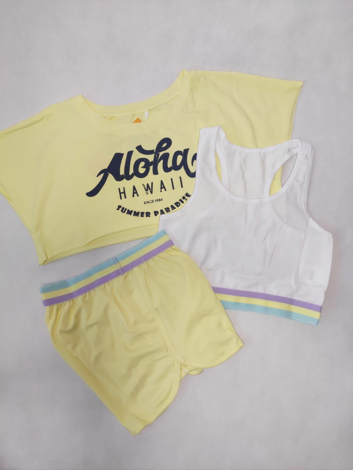 Produkt „Aloha“ 3-set žltý